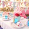 5PCS Retro Bright Floral Paper Garland – Chic Wildflower Triangle Banner for Wedding, Birthday, Tea Party, Festival & Home/Outdoor Decorations